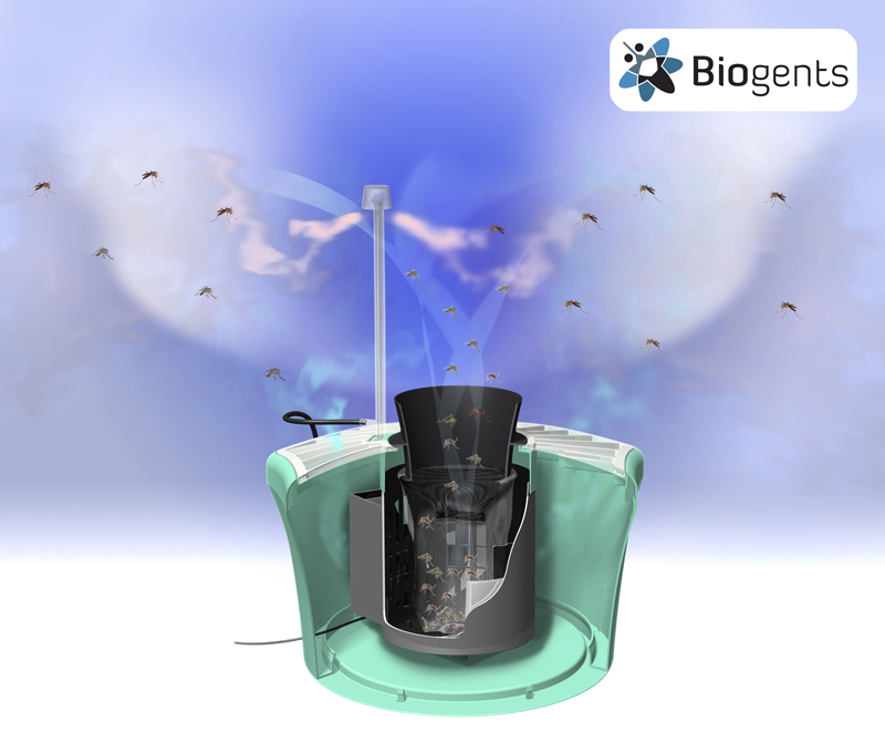 Funzionamento trappola per zanzare Mosquitaire